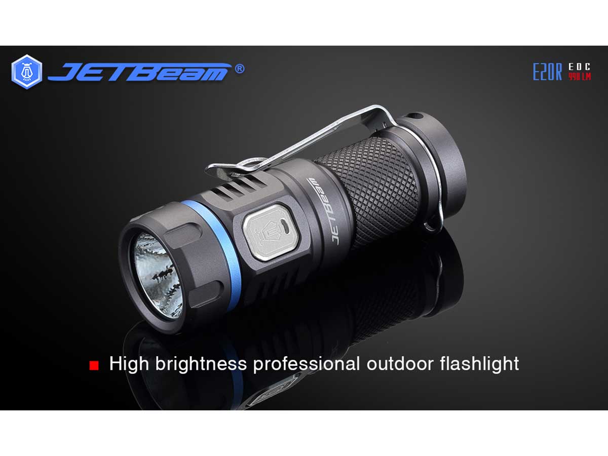JETBeam E20R Senter LED SST40 N4 BC 990 Lumens 1